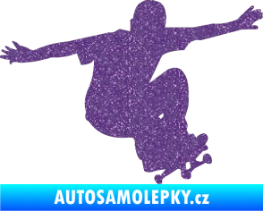 Samolepka Skateboard 014 pravá Ultra Metalic fialová