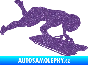 Samolepka Skeleton 002 pravá Ultra Metalic fialová