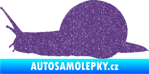 Samolepka Šnek 001 levá Ultra Metalic fialová