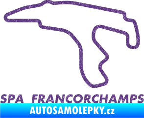 Samolepka Okruh Spa Francorchamps Ultra Metalic fialová