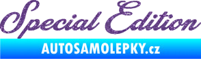 Samolepka Special edition 003 nápis Ultra Metalic fialová