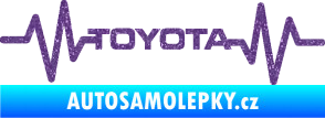 Samolepka Srdeční tep 022 toyota Ultra Metalic fialová