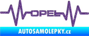 Samolepka Srdeční tep 029 Opel Ultra Metalic fialová