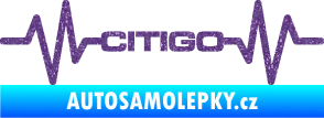 Samolepka Srdeční tep 033 Citigo Ultra Metalic fialová
