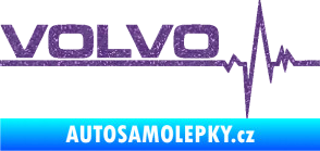 Samolepka Srdeční tep 037 levá Volvo Ultra Metalic fialová