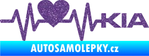 Samolepka Srdeční tep 048 pravá Kia Ultra Metalic fialová