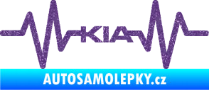 Samolepka Srdeční tep 049 Kia Ultra Metalic fialová