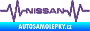 Samolepka Srdeční tep 051 Nissan Ultra Metalic fialová