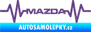 Samolepka Srdeční tep 059 Mazda Ultra Metalic fialová