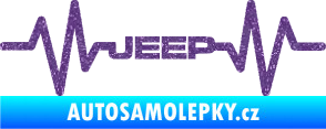 Samolepka Srdeční tep 081 Jeep Ultra Metalic fialová