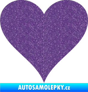 Samolepka Srdíčko 001 Ultra Metalic fialová