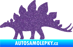 Samolepka Stegosaurus 001 levá Ultra Metalic fialová