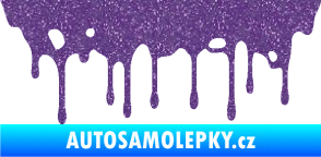 Samolepka Stékající skvrna 005 pravá Ultra Metalic fialová
