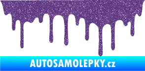 Samolepka Stékající skvrna 008 levá Ultra Metalic fialová