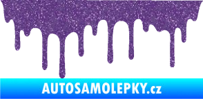 Samolepka Stékající skvrna 008 pravá Ultra Metalic fialová