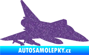 Samolepka Stíhací letoun 005 pravá Ultra Metalic fialová