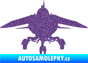 Samolepka Stíhací letoun 008  MIG Ultra Metalic fialová