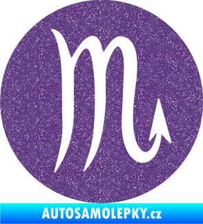 Samolepka Štír 001 - horoskop Ultra Metalic fialová