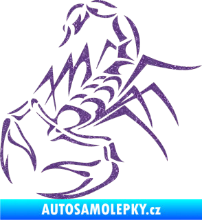 Samolepka Štír 017 levá Ultra Metalic fialová