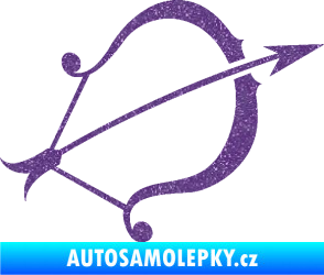 Samolepka Střelec 002 pravá Ultra Metalic fialová