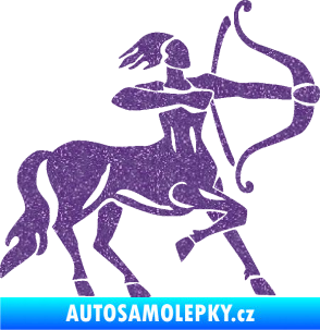 Samolepka Střelec 005 pravá Ultra Metalic fialová