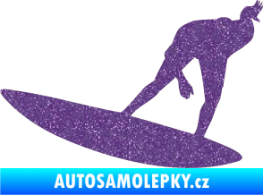 Samolepka Surfař 001 levá Ultra Metalic fialová