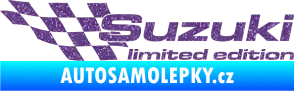 Samolepka Suzuki limited edition levá Ultra Metalic fialová