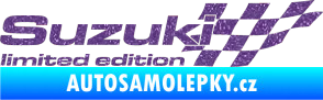 Samolepka Suzuki limited edition pravá Ultra Metalic fialová
