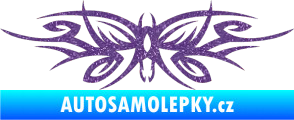 Samolepka Tetování 111 motýl Ultra Metalic fialová