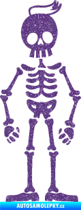 Samolepka The Bone Family Táta Ultra Metalic fialová
