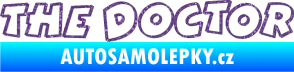 Samolepka The Doctor obrys Ultra Metalic fialová