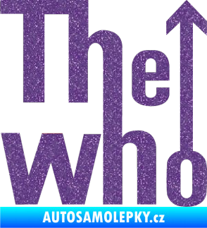 Samolepka The Who Ultra Metalic fialová