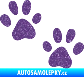 Samolepka Tlapky 011 Ultra Metalic fialová