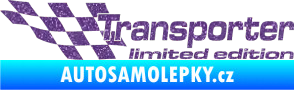 Samolepka Transporter limited edition levá Ultra Metalic fialová