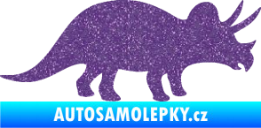 Samolepka Triceratops 001 pravá Ultra Metalic fialová