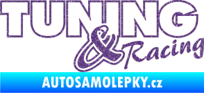 Samolepka Tuning racing obrys Ultra Metalic fialová