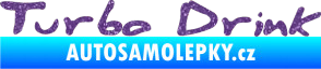 Samolepka Turbo drink Ultra Metalic fialová