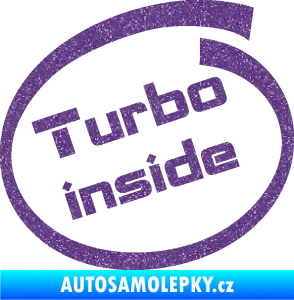 Samolepka Turbo inside Ultra Metalic fialová