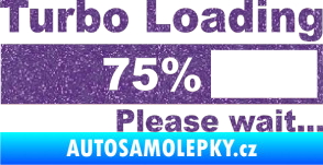 Samolepka Turbo loading Ultra Metalic fialová