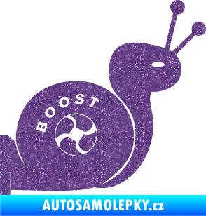 Samolepka Turbo šnek 003 pravá Ultra Metalic fialová