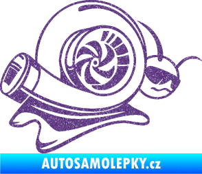 Samolepka Turbo šnek 004 pravá Ultra Metalic fialová
