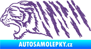 Samolepka Tygr 004 levá Ultra Metalic fialová