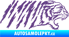 Samolepka Tygr 004 pravá Ultra Metalic fialová