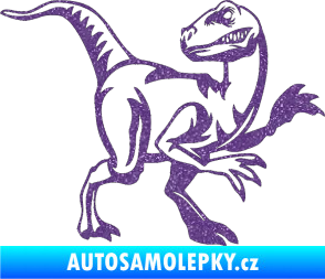 Samolepka Tyrannosaurus Rex 003 pravá Ultra Metalic fialová