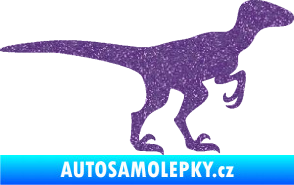 Samolepka Velociraptor 001 pravá Ultra Metalic fialová