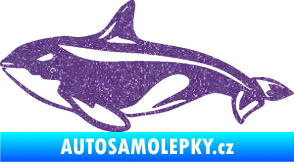 Samolepka Velryba 004 levá Ultra Metalic fialová