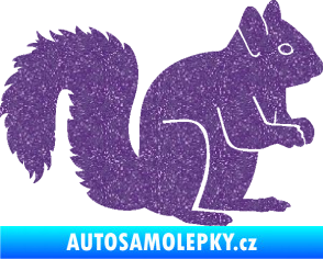 Samolepka Veverka 001 pravá Ultra Metalic fialová