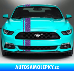 Samolepka Viper pruhy 2 cm + 11 cm Ultra Metalic fialová