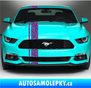 Samolepka Viper pruhy 2 cm + 12 cm Ultra Metalic fialová