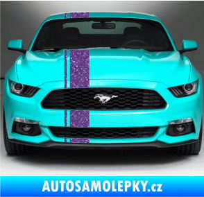 Samolepka Viper pruhy 2 cm + 15 cm Ultra Metalic fialová